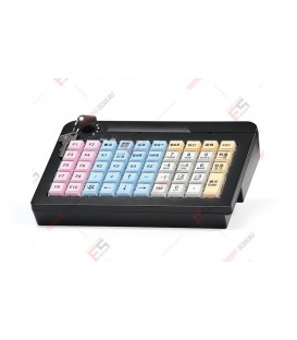 Программируемая клавиатура АТОЛ KB-50-U черная c ридером магнитных карт на 1-3 дорожки