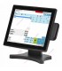 Сенсорный POS-монитор 15" АТОЛ CPOS-15TM с ридером магнитных карт, черный