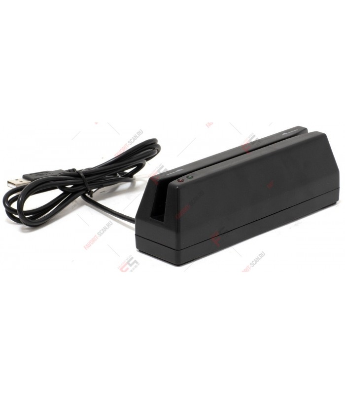 Ридер магнитных карт АТОЛ MSR-1272 на 1-2-3 дорожки, USB, черный