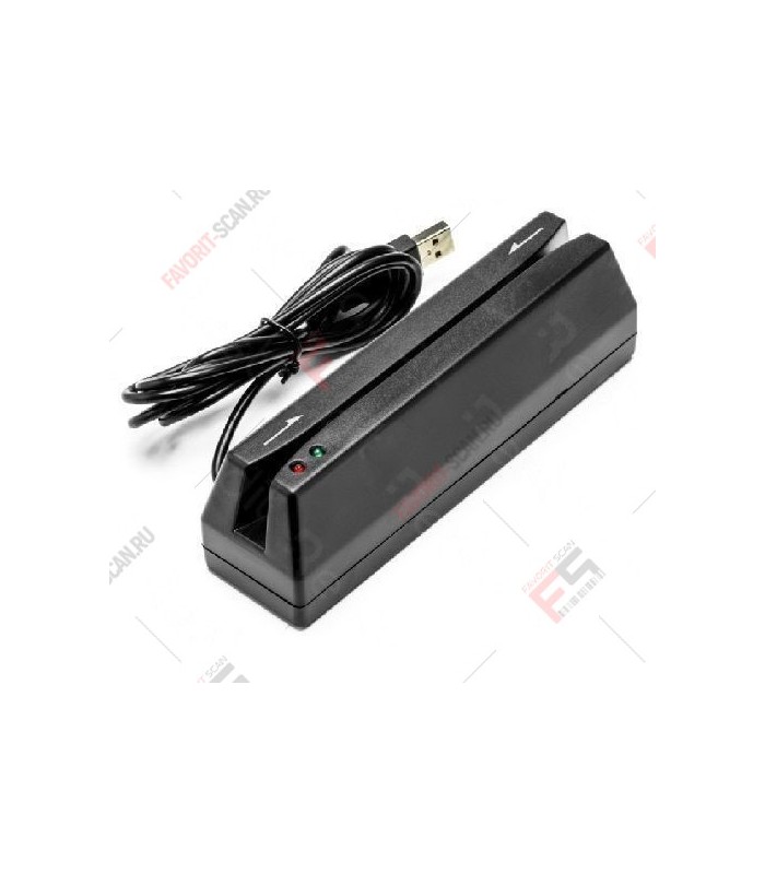 Ридер магнитных карт АТОЛ MSR-1272 на 1-2-3 дорожки, USB, черный