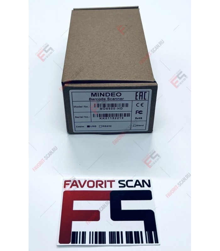 Сканер штрих-кода Mindeo MD6600