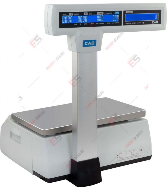 Весы с печатью этикеток CAS CL5000J